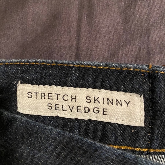 Topman Stretch Skinny Raw Selvedge Denim - Size 32 - Picture 4 of 4